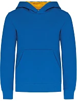K 453 Dětská kontrastní mikina s kapucí light royal model 22509498 - Kariban