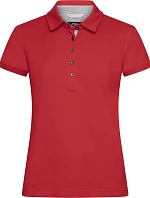 Cutter & Buck Advantage Premium Polo W Dámske polo tričko s piké vzorom 68.4421 červené