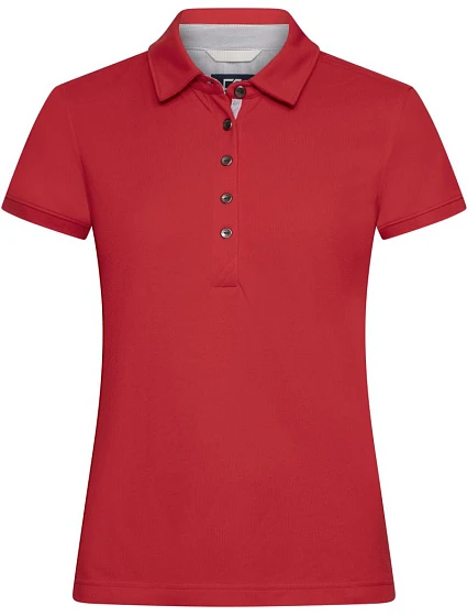 Cutter & Buck Advantage Premium Polo W Dámske polo tričko s piké vzorom 68.4421 červené Cutter & Buck Advantage Premium Polo W Dámske polo tričko s piké vzorom 68.4421 červené