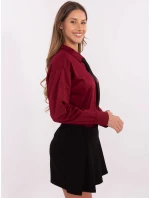 Košile DHJ KS model 20731266 bordó - FPrice Košile DHJ KS model 20731266 bordó - FPrice