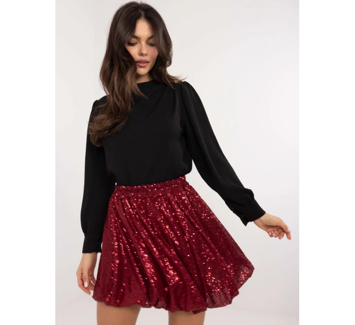 Sukňa MI SD 271360.74 bordová Sukňa MI SD 271360.74 bordová