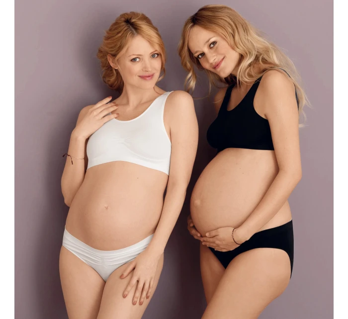 Tehotenský top Seamless 5100 čierna 001 - Anita