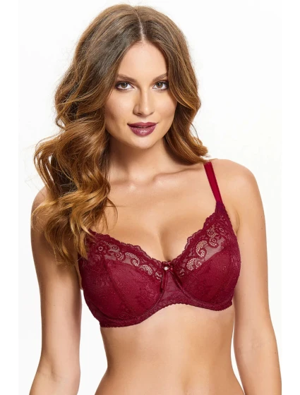 Dámská podprsenka Bordó model 21402149 - Kostar Dámská podprsenka Bordó model 21402149 - Kostar