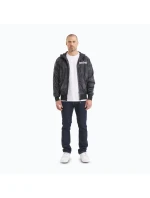 Pánska športová bunda s logom Black-Grey - Pitbull