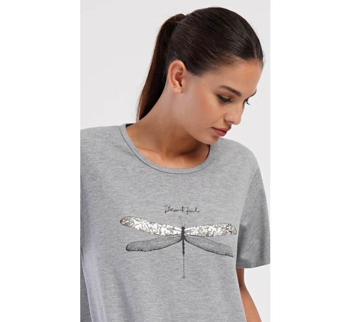 Dámske domáce šaty s krátkymi rukávmi Dragonfly