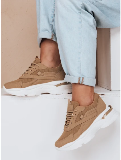 Dámske tenisky na platforme SPORTLITE khaki FashionStreet ZY0585