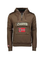 Geographic Norway Gymclass DB 054 M WW2487H/GN-Brown Mikina Geographic Norway Gymclass DB 054 M WW2487H/GN-Brown Mikina