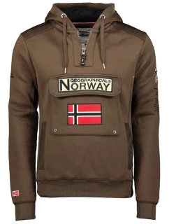 Geographic Norway Gymclass DB 054 M WW2487H/GN-Brown Mikina