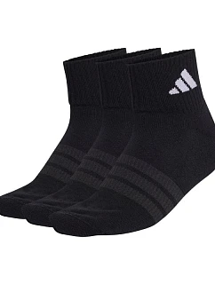 Ponožky Adidas Cushioned Sportswear Ankle 3P Black KC9633