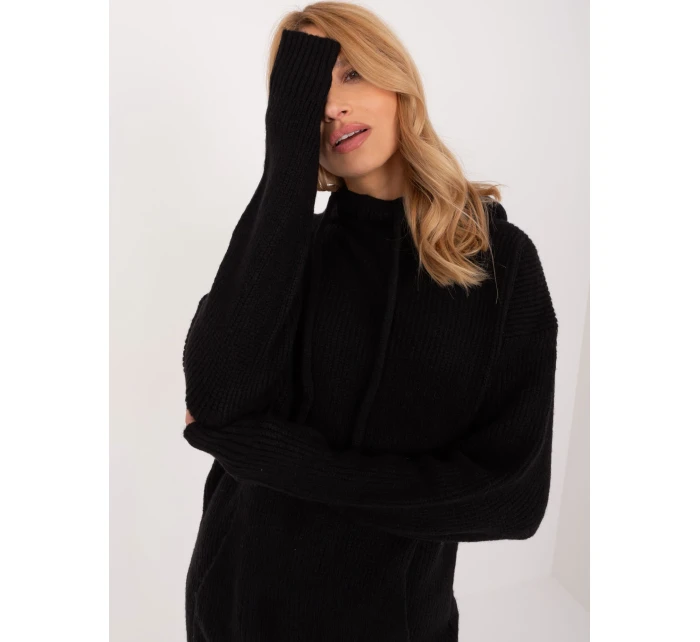 Sweter BA SW model 19709046 czarny - FPrice Sweter BA SW model 19709046 czarny - FPrice