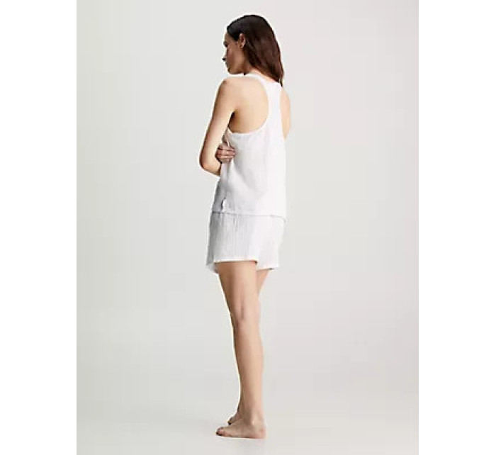 Spodní prádlo Dámské pyžamo SLEEVELESS SHORT SET 000QS7152E100 - Calvin Klein