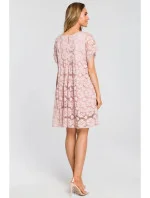 Dámske šaty M430 Púder ružová - Moe