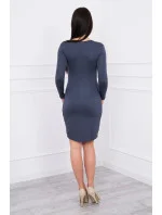 Dámske šaty 8318 graphite - Kesi