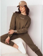 Dámská oversize mikina hnědá Dstreet model 21975364 - FashionStreet