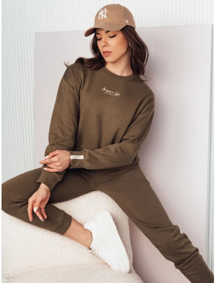 Dámská oversize mikina hnědá Dstreet model 21975364 - FashionStreet