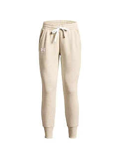 Dámské kalhoty Rival Fleece krémové  XL model 22306558 - Under Armour