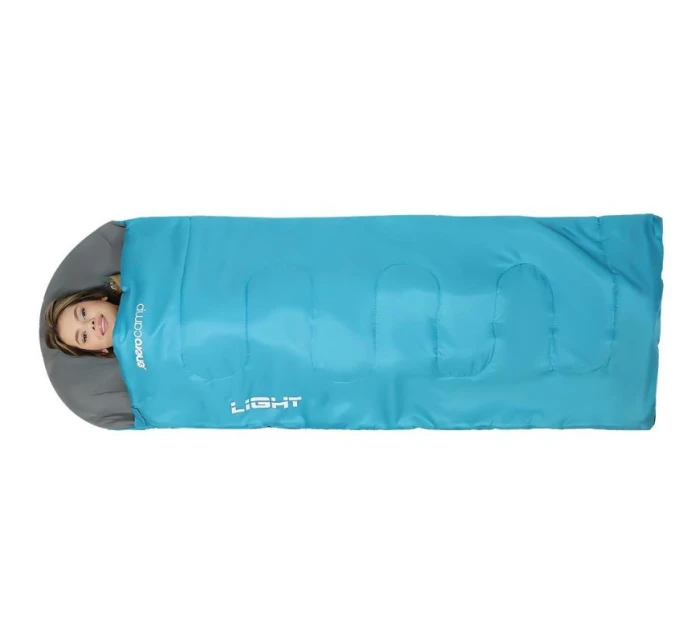TURISTICKÝ SPACÍ VAK ĽAHKÝ 200X70CM MODRÝ ENERO CAMP