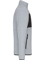 JN Pánská fleecová bunda 02. light melange/black model 22538432 - Daiber
