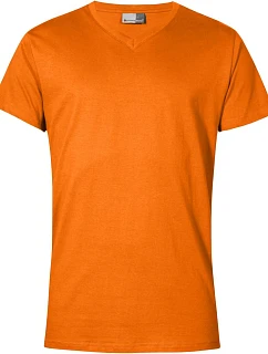 Pánské tričko "Premium" s výstřihem do V 40. orange model 22515708 - Promodoro