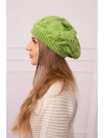 Dámská čepice Sofia model 18752195 pistácie - K-Fashion Dámská čepice Sofia model 18752195 pistácie - K-Fashion