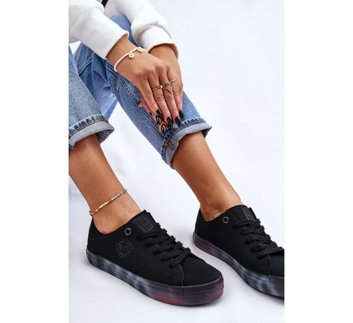 Dámské tenisky s barevnou Big Star Černá model 21608582 - Big Star Shoes