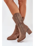 Kozačky Do   Hnědé model 21686947 - S.Barski