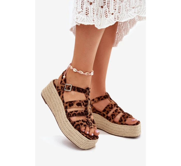 Dámské sandály s pásky a pletením model 21698921 - Boto