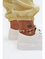Dámské krajkové tenisky na platformě LEE ISLA LACE WOMEN LOW 50261003.1FG Bílé