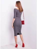Šaty CZ SK 4196.00 tmavo šedá