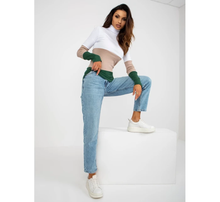 Blúzka RV BZ 8465 1.25P bielo-béžová Blúzka RV BZ 8465 1.25P bielo-béžová