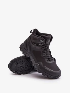 Ľahké zateplené pánske trekingové topánky McBraun Waterproof Black