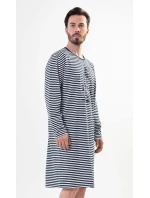 Pánská noční košile s dlouhým rukávem model 17742194 - Vienetta MAN Pánská noční košile s dlouhým rukávem model 17742194 - Vienetta MAN