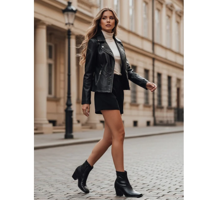 Dámské černé kozačky model 21991953 - Dstreet