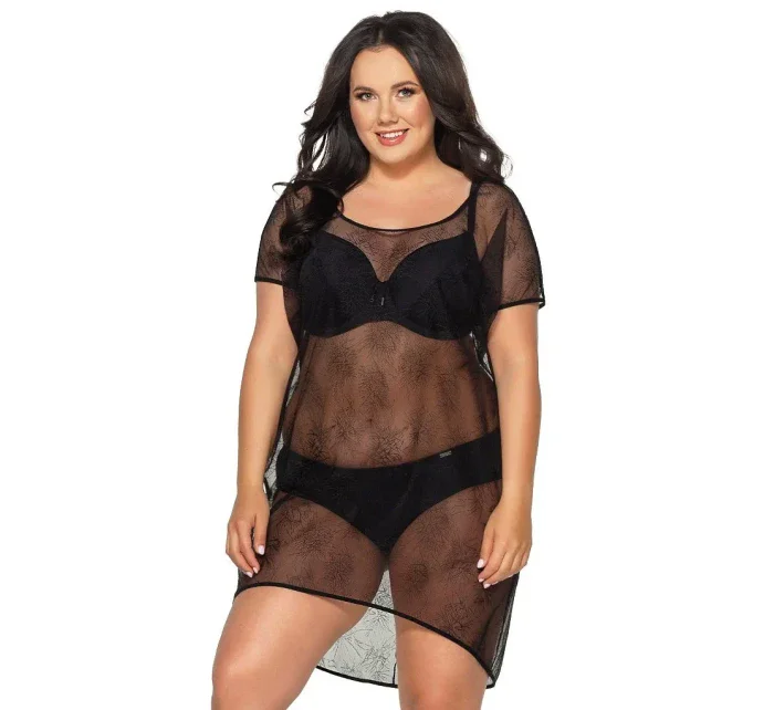 Dámské plážové šaty Ava SP 21 Black S-3XL Dámské plážové šaty Ava SP 21 Black S-3XL