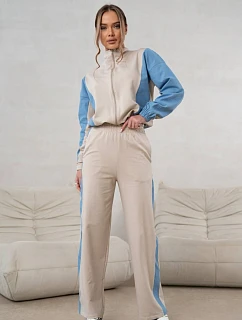 Tepláková souprava mikina na zip + široké kalhoty model 22049165 - Moon
