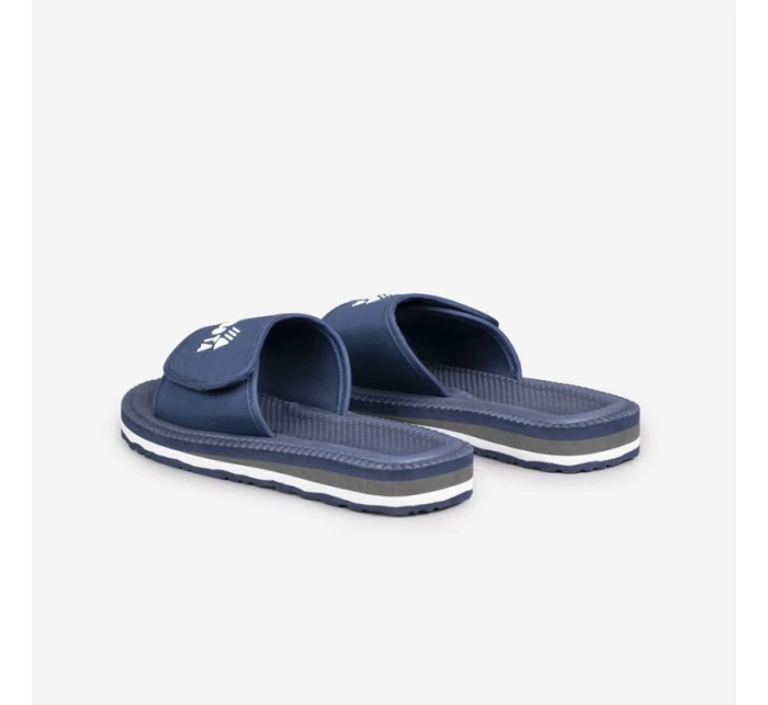 Sportovní žabky na suchý zip navy blue Kubota