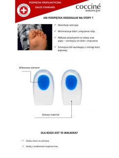 COCCINE GALOS Podpiętki Na Ostrogi Z Żelu