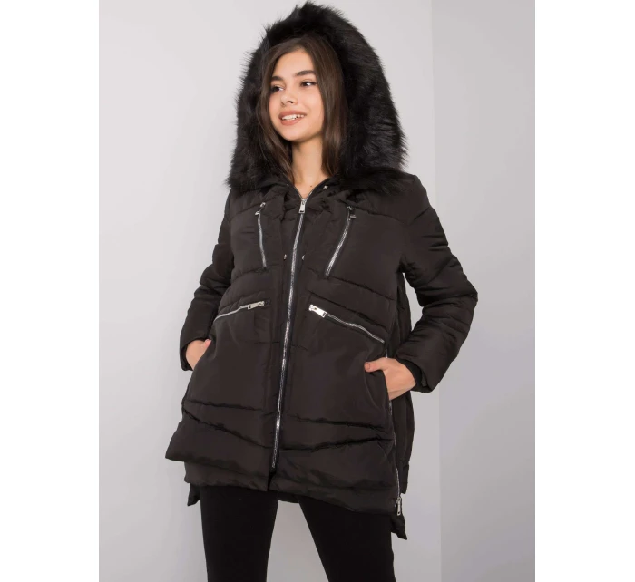 Dámsky kabát NM KR H 1072 čierny