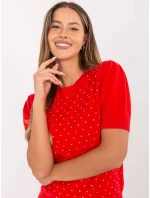 Sweter PM SW PM model 21314397 czerwony - FPrice