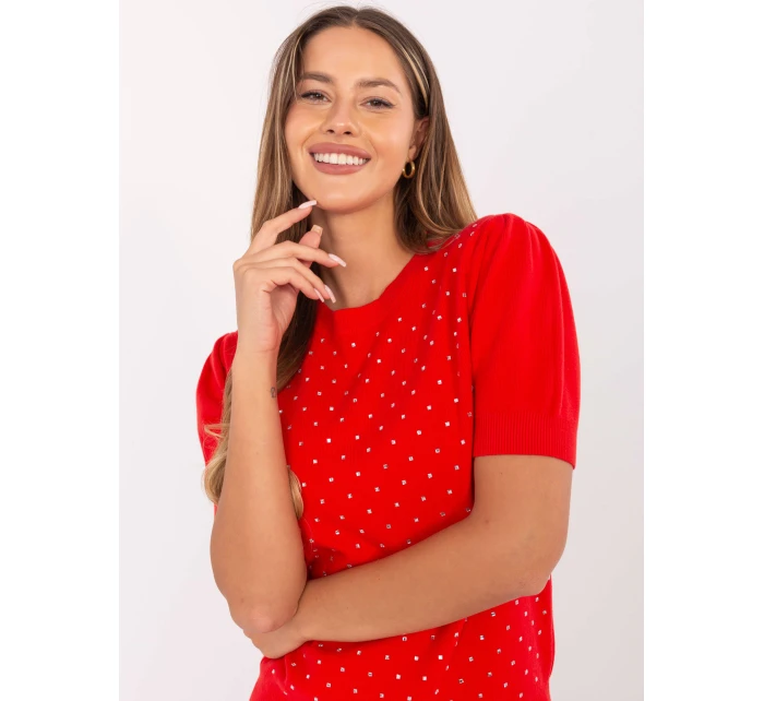 Sweter PM SW PM model 21314397 czerwony - FPrice