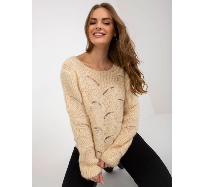 Sweter TW SW BI model 22003962 beżowy - FPrice