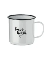 KÁVOHOLIK - bílý plecháček 350 ml