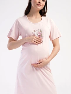 Dámske tehotenské nočná košeľa medvedíky