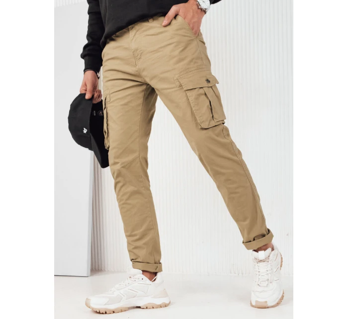 Pánske bojové nohavice béžové FashionStreet UX4254