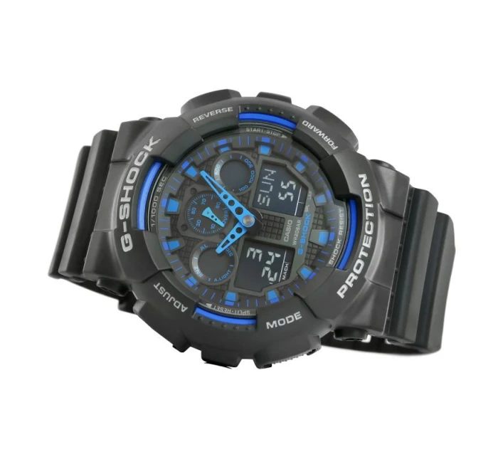 CASIO G-SHOCK Pánske hodinky GA-100-1A2ER + BOX CASIO G-SHOCK Pánske hodinky GA-100-1A2ER + BOX