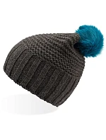 Bianco Pletená čepice s bambulí " dark model 22452625 - Atlantis Headwear Bianco Pletená čepice s bambulí " dark model 22452625 - Atlantis Headwear