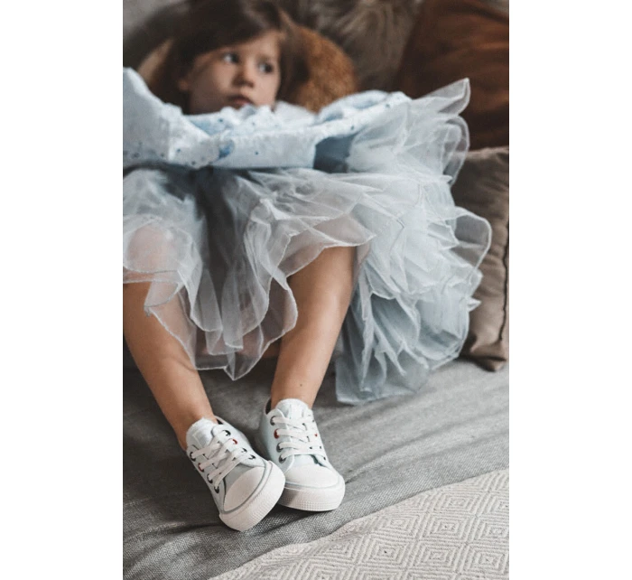 Dziecięce Klasyczne Niskie Trampki BIG STAR HH374094 Niebieskie Dziecięce Klasyczne Niskie Trampki BIG STAR HH374094 Niebieskie