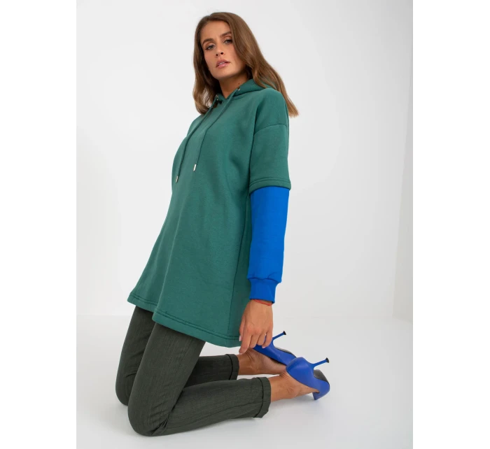 Mikina RV BL 8232.27X tmavo zelená