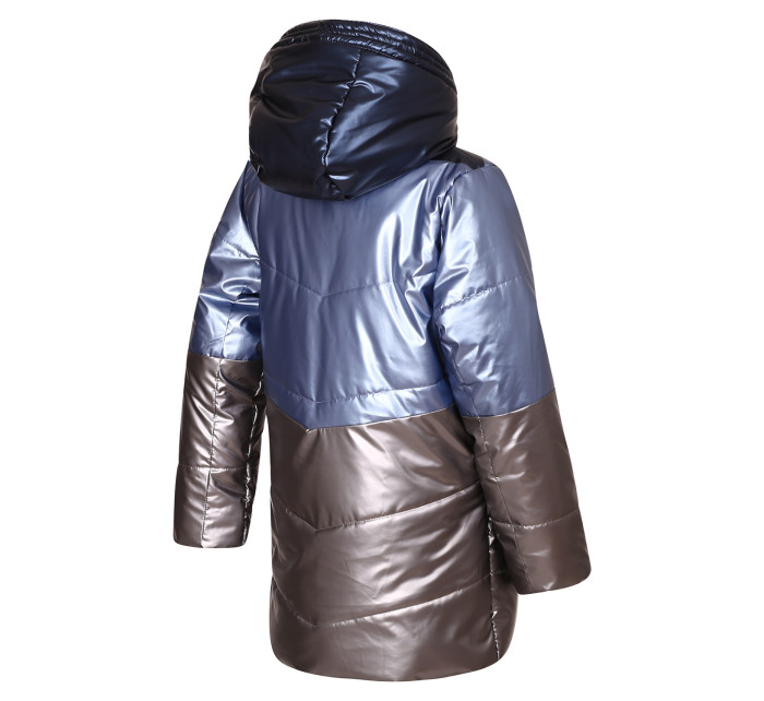 Detský kabát NAX NAX FEREGO kovový modrý