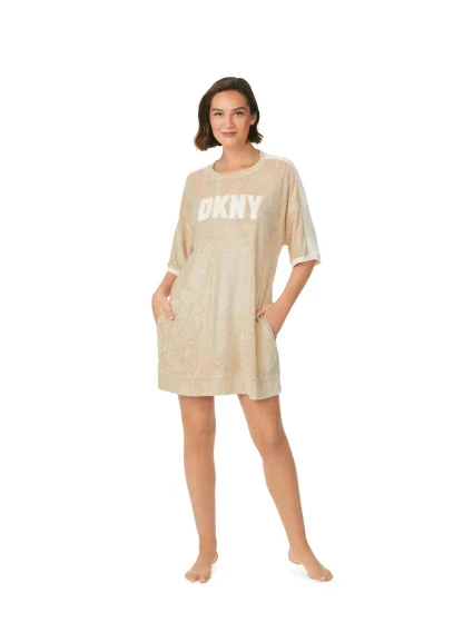 Dámská noční košile  sv. béžová  model 20105778 - DKNY